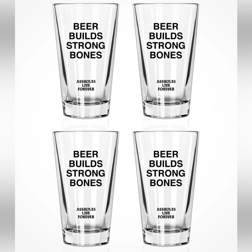 Linda Finegold ALF BEER GLASS 4 PACK